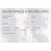SALON RECORD CARDS 100PK